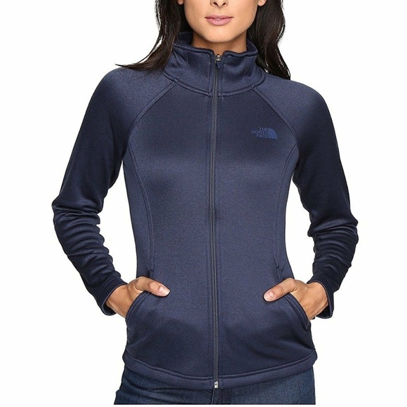 north face agave full zip black